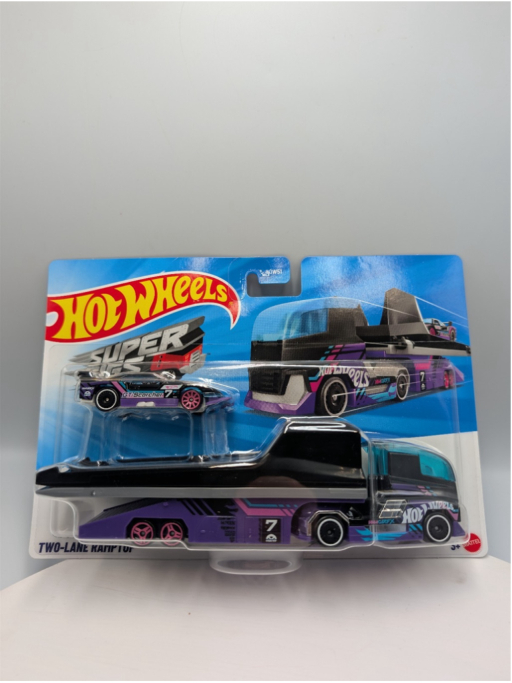Hot Wheels Super Rigs Two Lane Ramptop GT Scorcher 2026 Lets Race Netflix New